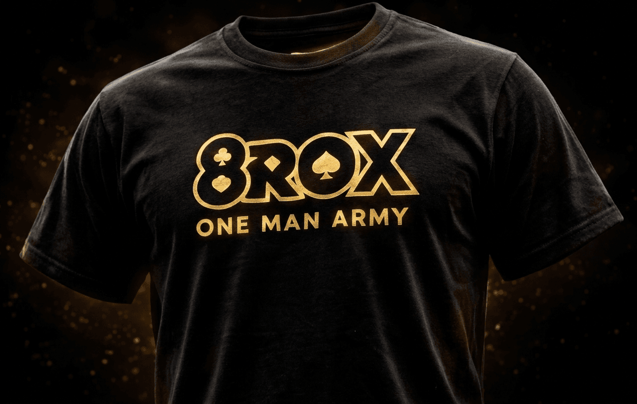 Limited edition 8ROX One Man Army t-shirt