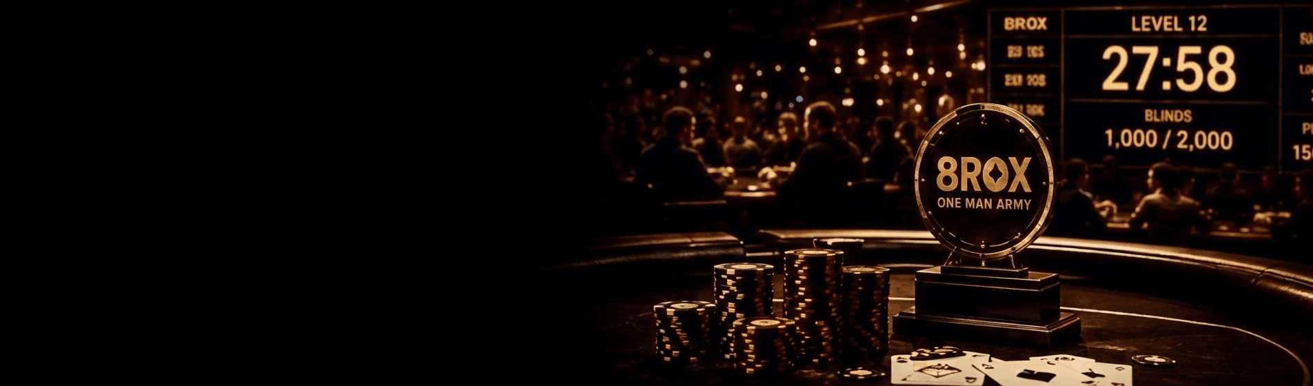 A packed 8ROX live poker tournament floor
